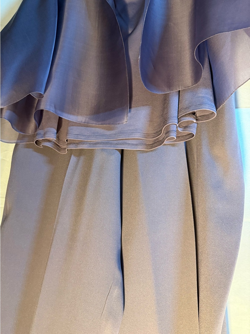 Eileen Fisher 2X Silk Lavender Sheer Open-Front Jacket - Picture 7 of 9